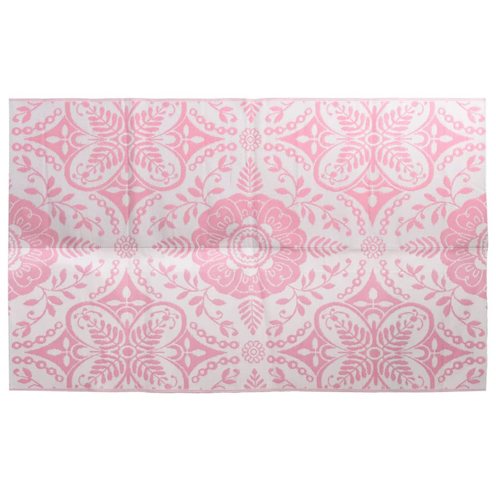 Tappeto da Esterni ARAKIL Rosa 190x290 cm in PP