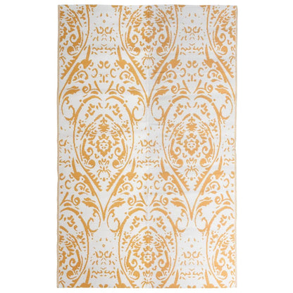 Tappeto da Esterni ARAKIL Arancione e Bianco 190x290 cm in PP