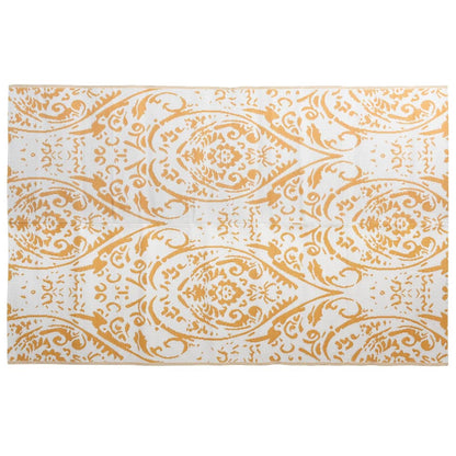 Tappeto da Esterni ARAKIL Arancione e Bianco 190x290 cm in PP