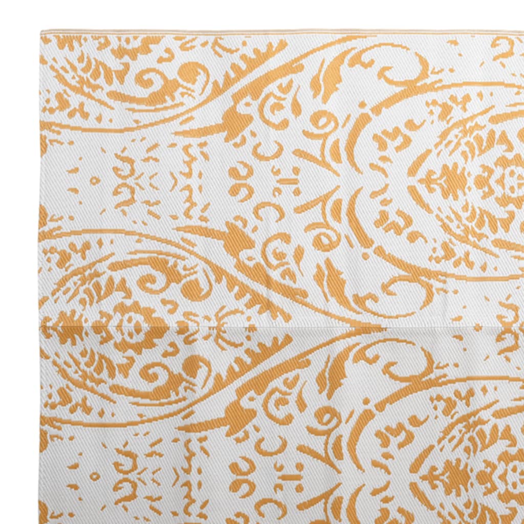 Tappeto da Esterni ARAKIL Arancione e Bianco 190x290 cm in PP
