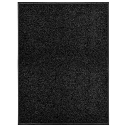 Zerbino Lavabile Nero 90x120 cm