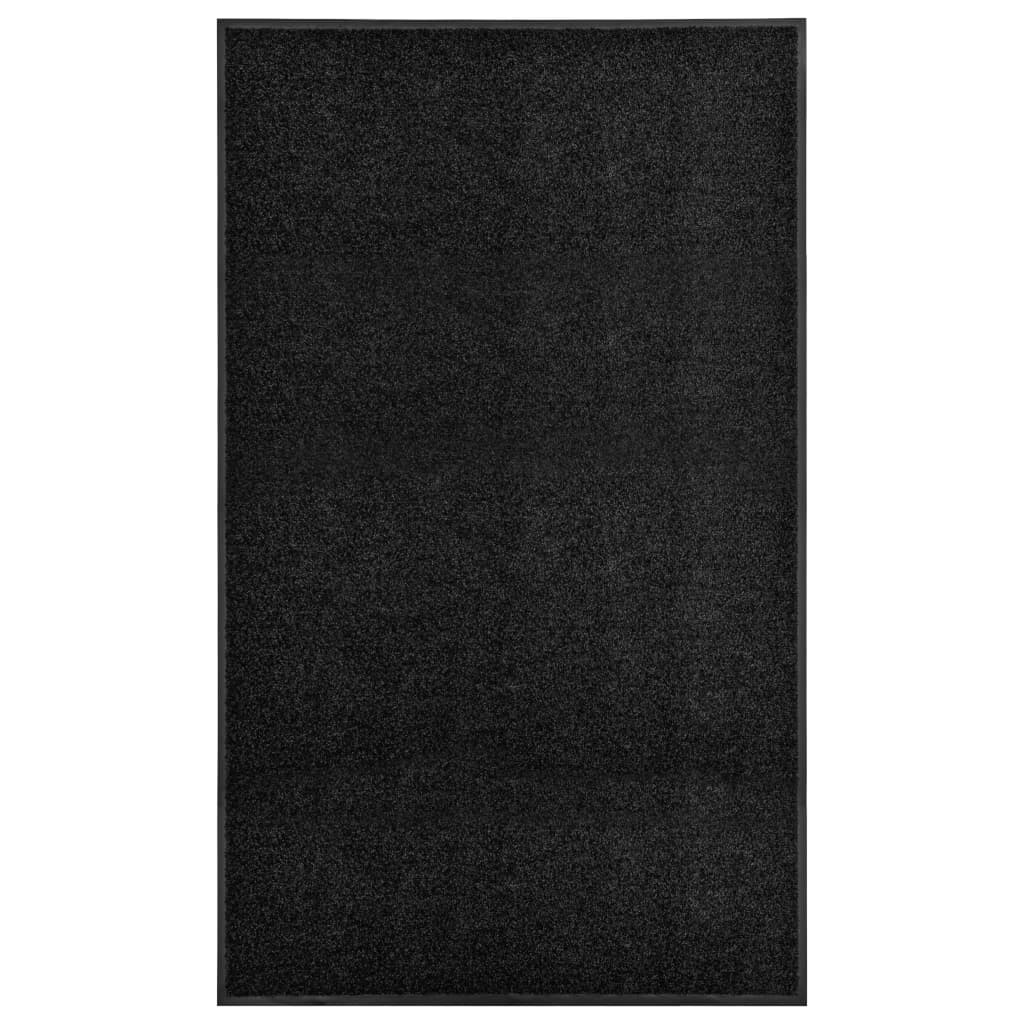Zerbino Lavabile Nero 90x150 cm
