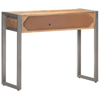 Tavolo Consolle 95x35x75 cm in Legno Massello di Mango