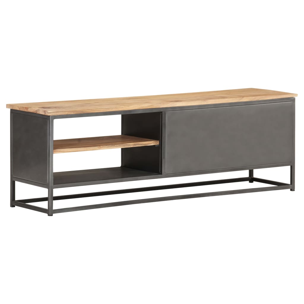 Mobile Porta TV 120x30x40 cm in Legno Massello di Acacia