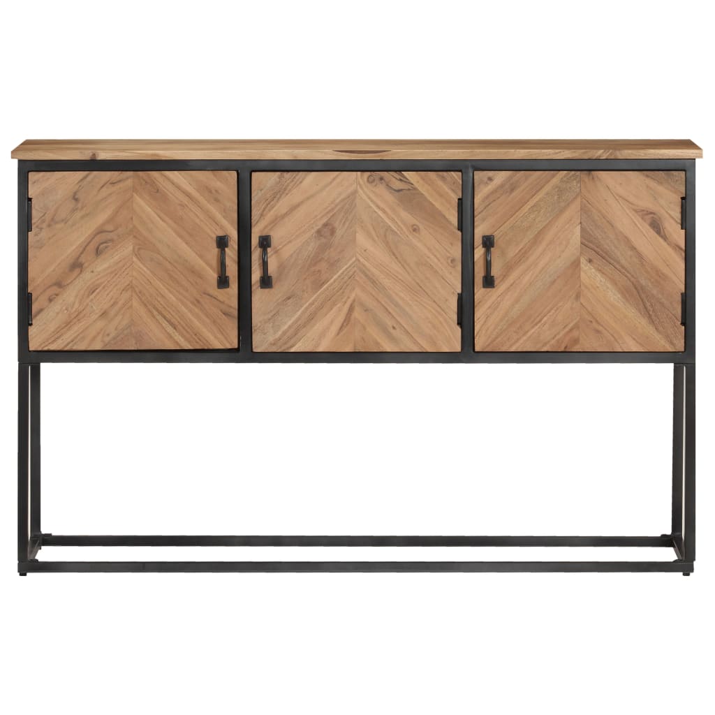 Credenza 120x30x75 cm in Legno Massello di Acacia