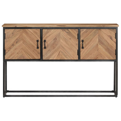 Credenza 120x30x75 cm in Legno Massello di Acacia