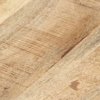 Tavolino da Salotto Grigio 68x68x30 cm Legno Massello di Mango