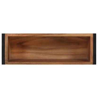 Fioriera 60x20x68 cm in Legno Massello di Acacia
