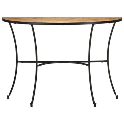 Tavolino Laterale 110x40x77 cm in Legno Massello di Mango