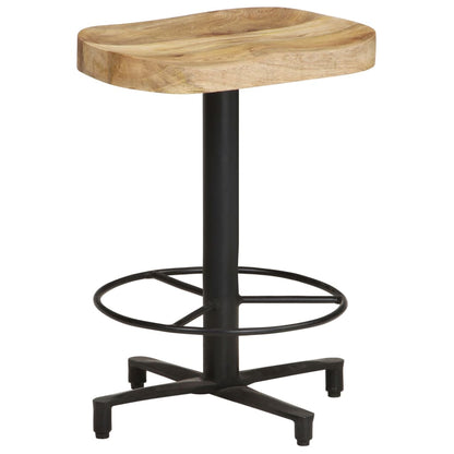 Sgabelli da Bar 2 pz 52 cm in Legno Massello di Mango