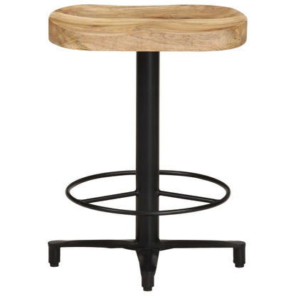Sgabelli da Bar 2 pz 52 cm in Legno Massello di Mango