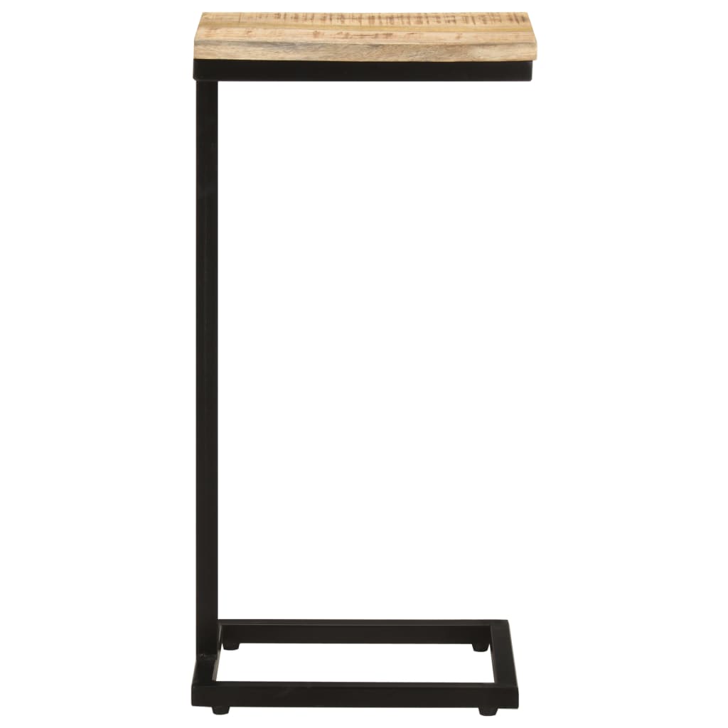 Tavolini Laterali 2 pz 31,5x24,5x64,5 cm Legno di Mango Grezzo
