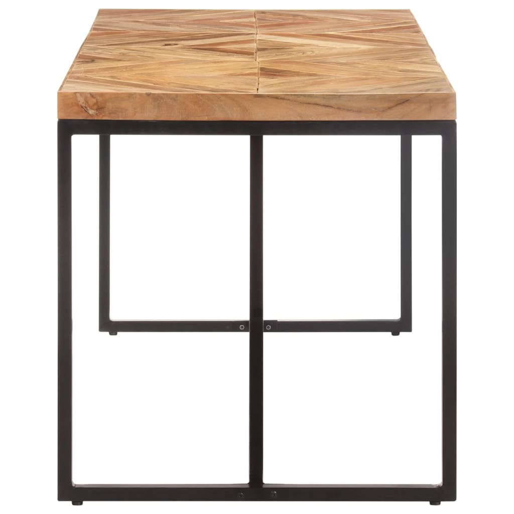 Tavolo da Pranzo 160x70x76 cm in Legno Massello Acacia e Mango