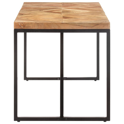 Tavolo da Pranzo 160x70x76 cm in Legno Massello Acacia e Mango
