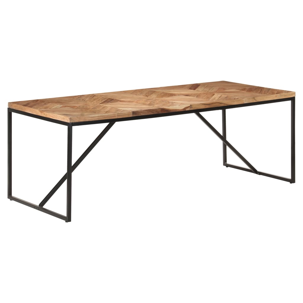 Tavolo da Pranzo 200x90x76 cm Legno Massello di Acacia e Mango