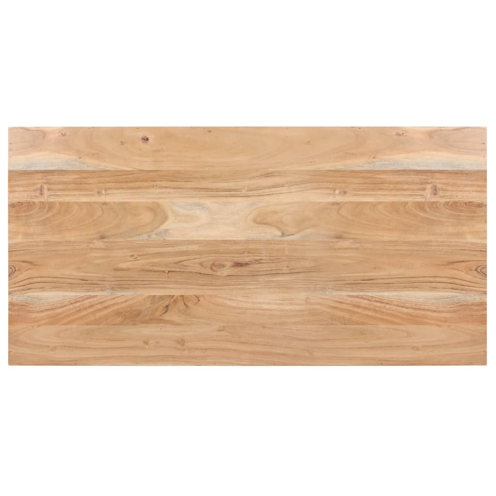 Tavolo da Pranzo 120x60x76 cm in Legno Massello di Acacia