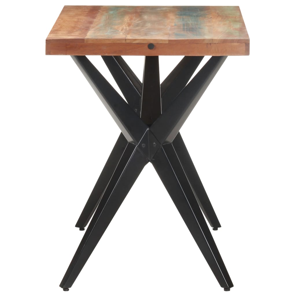 Tavolo da Pranzo 120x60x76 cm in Legno Massello di Recupero