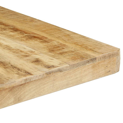 Tavolo da Pranzo 160x80x76 cm in Legno Massello di Mango Grezzo