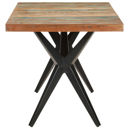 Tavolo da Pranzo 160x80x76 cm in Legno Massello di Recupero