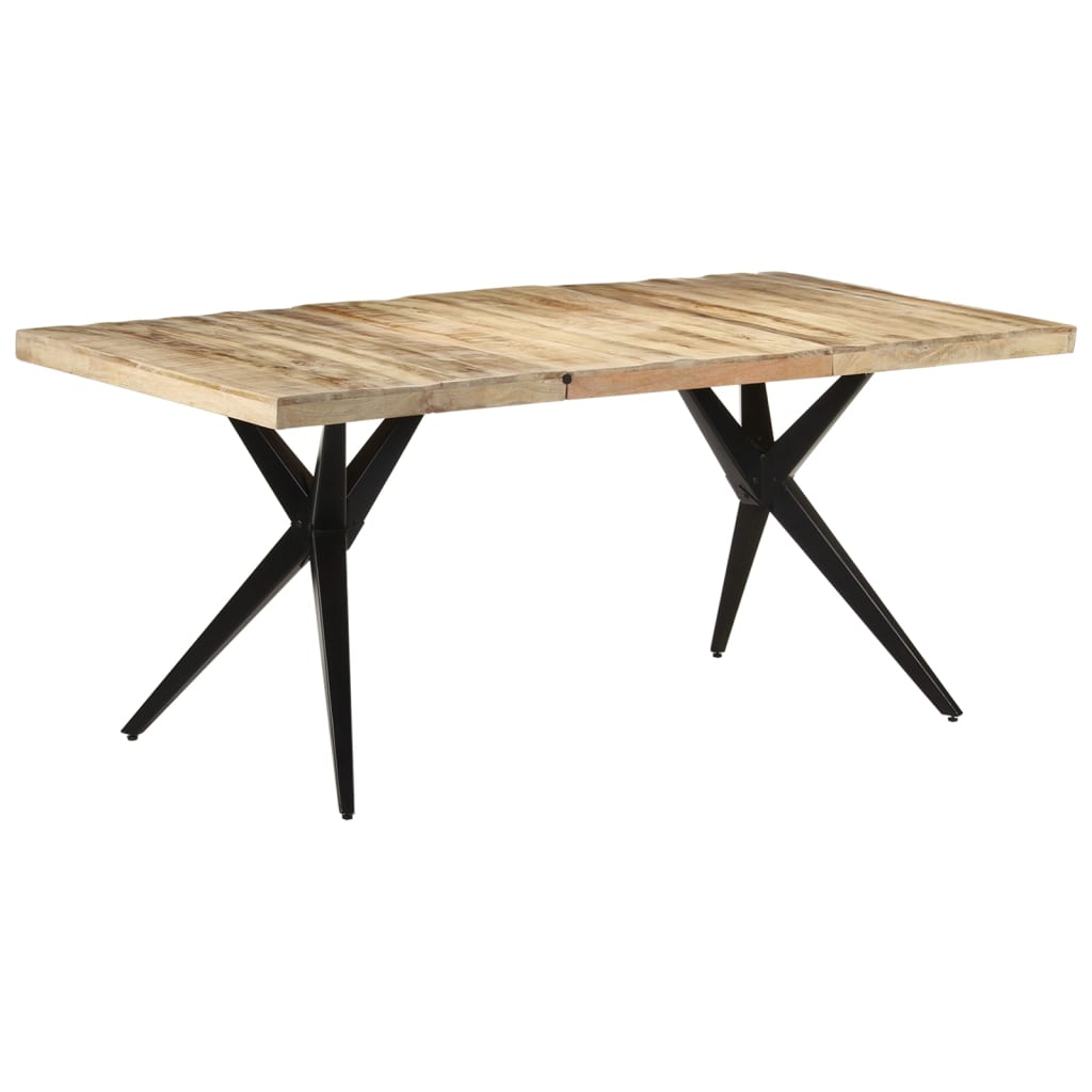 Tavolo da Pranzo 180x90x76 cm in Legno di Mango Grezzo