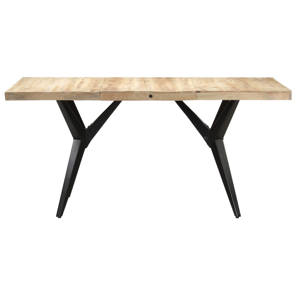 Tavolo da Pranzo 180x90x76 cm in Legno di Mango Grezzo