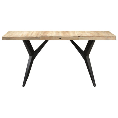 Tavolo da Pranzo 180x90x76 cm in Legno di Mango Grezzo