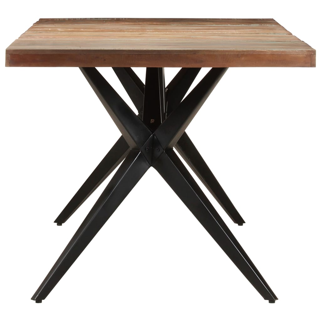 Tavolo da Pranzo 200x90x76 cm in Legno Massello di Recupero