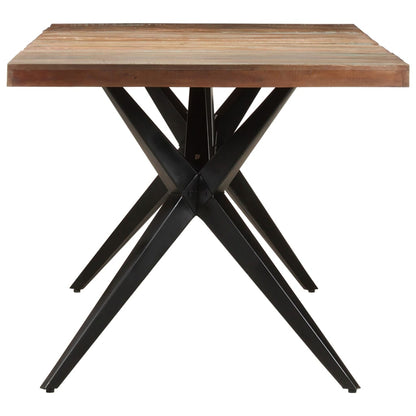 Tavolo da Pranzo 200x90x76 cm in Legno Massello di Recupero