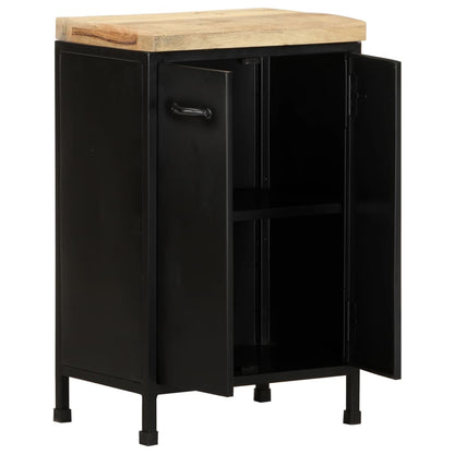 Credenza 47x35x76 cm in Legno di Mango Grezzo