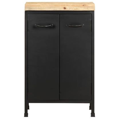 Credenza 47x35x76 cm in Legno di Mango Grezzo