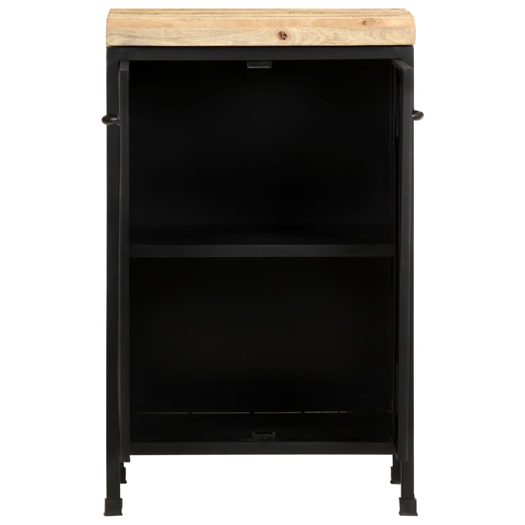 Credenza 47x35x76 cm in Legno di Mango Grezzo