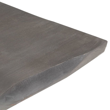 Tavolino da Salotto con Bordi Vivi 115x60x40 cm Massello Acacia