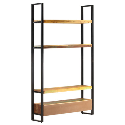 Libreria 118x30x200 cm in Legno Massello di Recupero