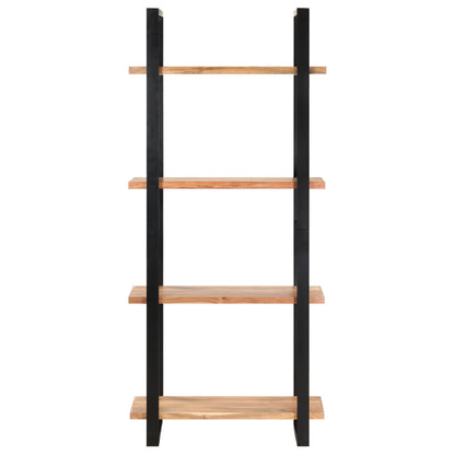 Libreria a 4 Livelli 80x40x180 cm in Legno Massello di Recupero