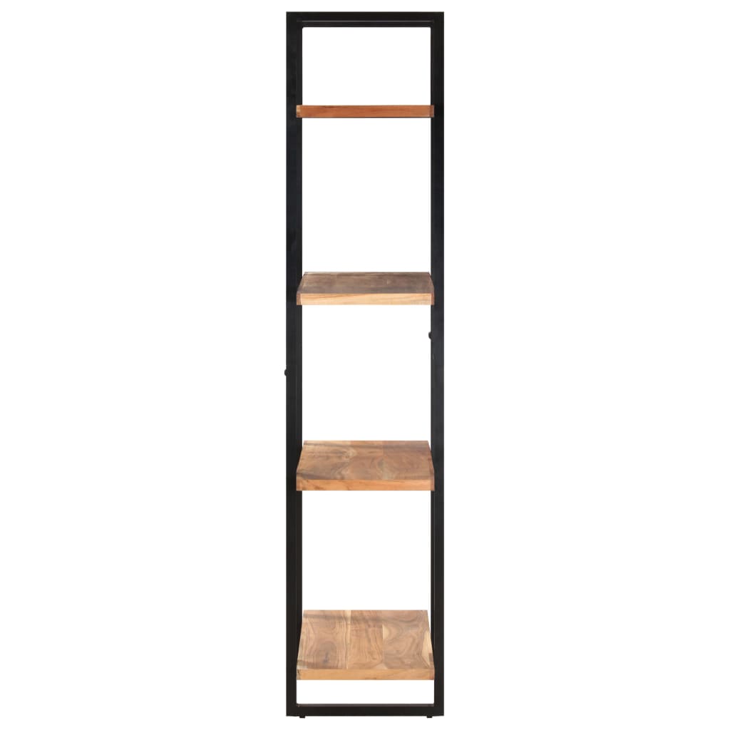 Libreria a 4 Livelli 80x40x180 cm in Legno Massello di Recupero