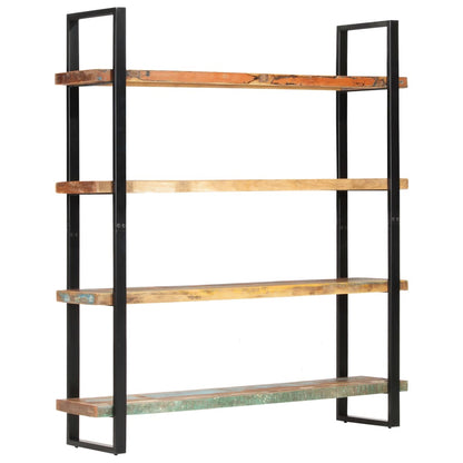 Libreria a 4 Livelli 160x40x180 cm in Massello di Recupero