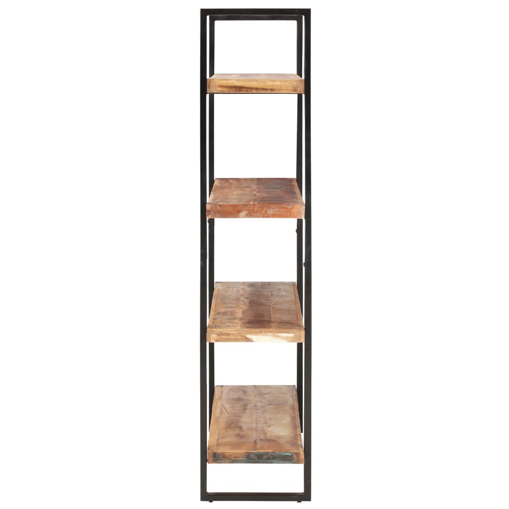 Libreria a 4 Livelli 160x40x180 cm in Massello di Recupero