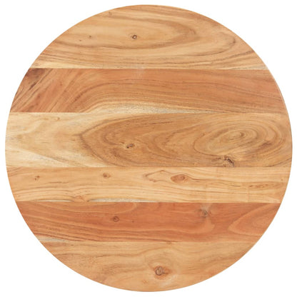 Tavolino da Bistrot Ã˜60x76 cm in Legno Massello di Acacia