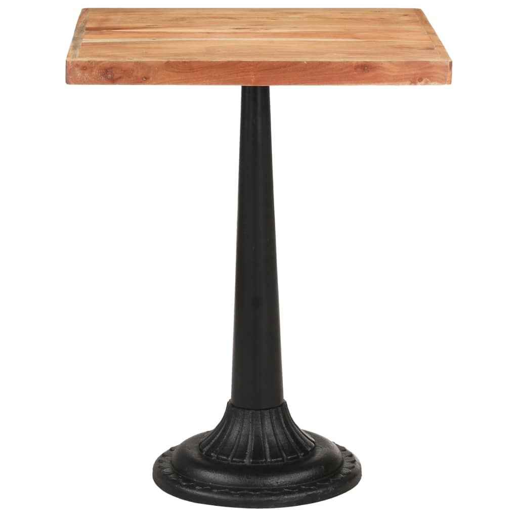 Tavolo da Bistrot 60x60x76 cm in Legno Massello di Acacia