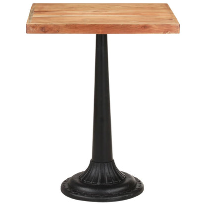 Tavolo da Bistrot 60x60x76 cm in Legno Massello di Acacia