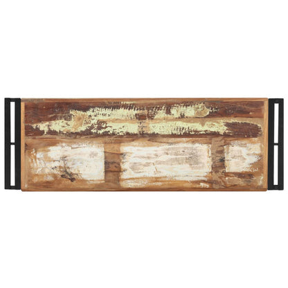 Tavolo Consolle 90x30x75 cm in Legno Massello di Recupero