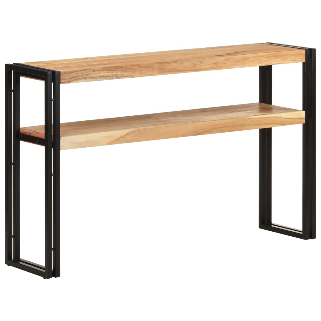 Tavolo Consolle 120x30x75 cm in Legno Massello di Acacia