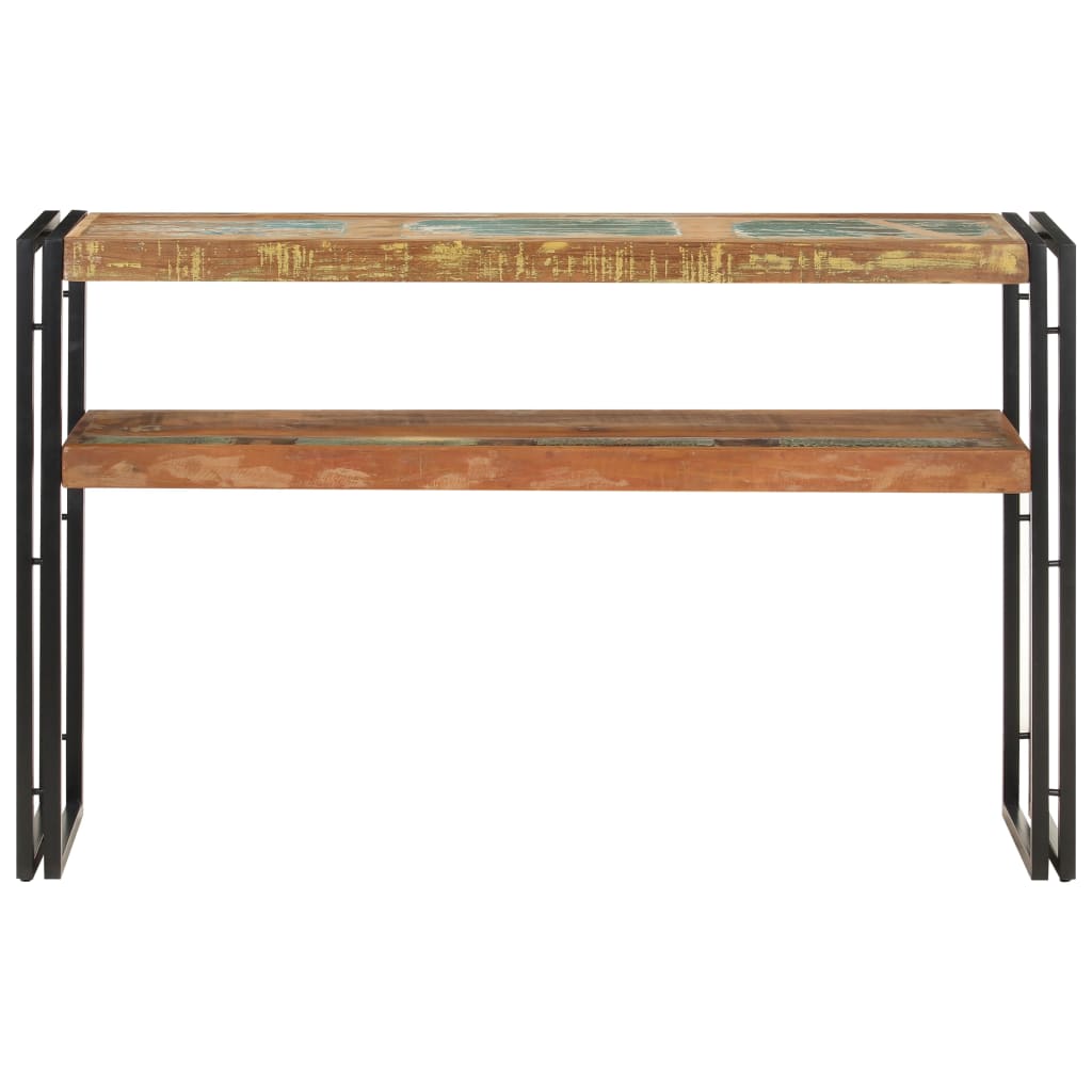 Tavolo Consolle 120x30x75 cm in Legno Massello di Recupero