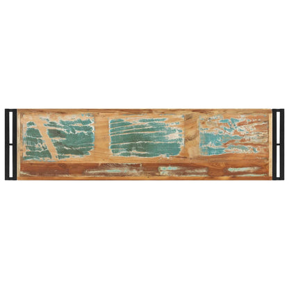 Tavolo Consolle 120x30x75 cm in Legno Massello di Recupero