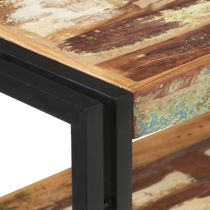 Tavolo Consolle 120x30x75 cm in Legno Massello di Recupero