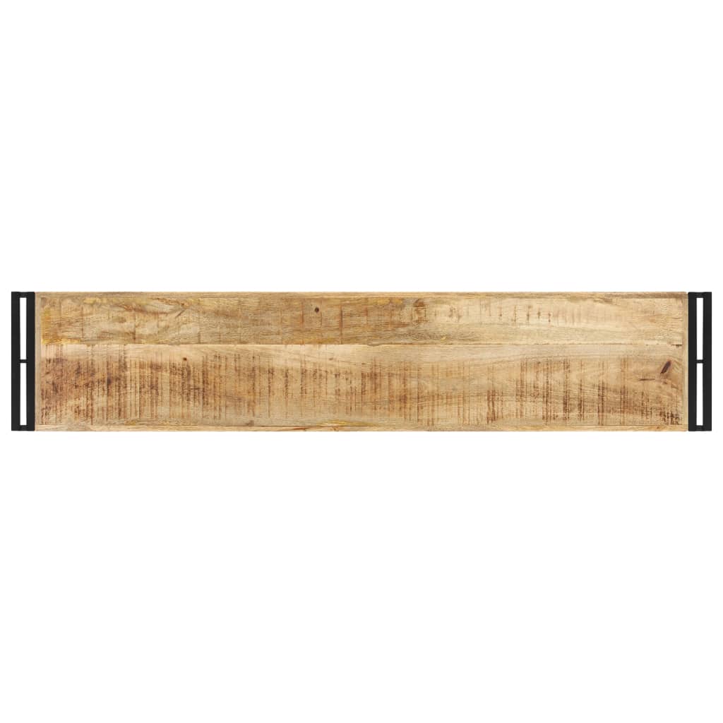 Tavolo Consolle 150x30x75 cm in Legno di Mango Grezzo