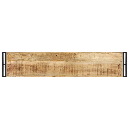 Tavolo Consolle 150x30x75 cm in Legno di Mango Grezzo