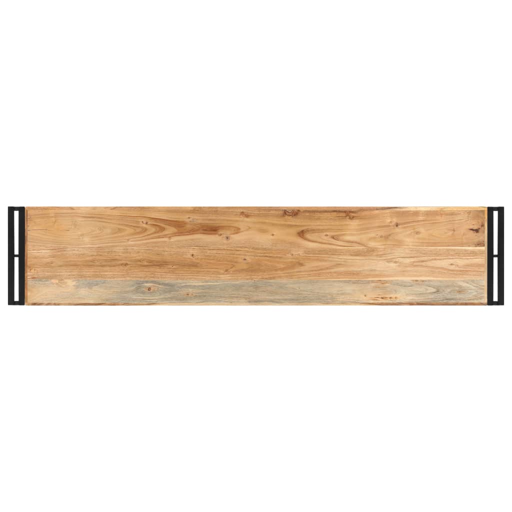 Tavolo Consolle 150x30x75 cm in Legno Massello di Acacia