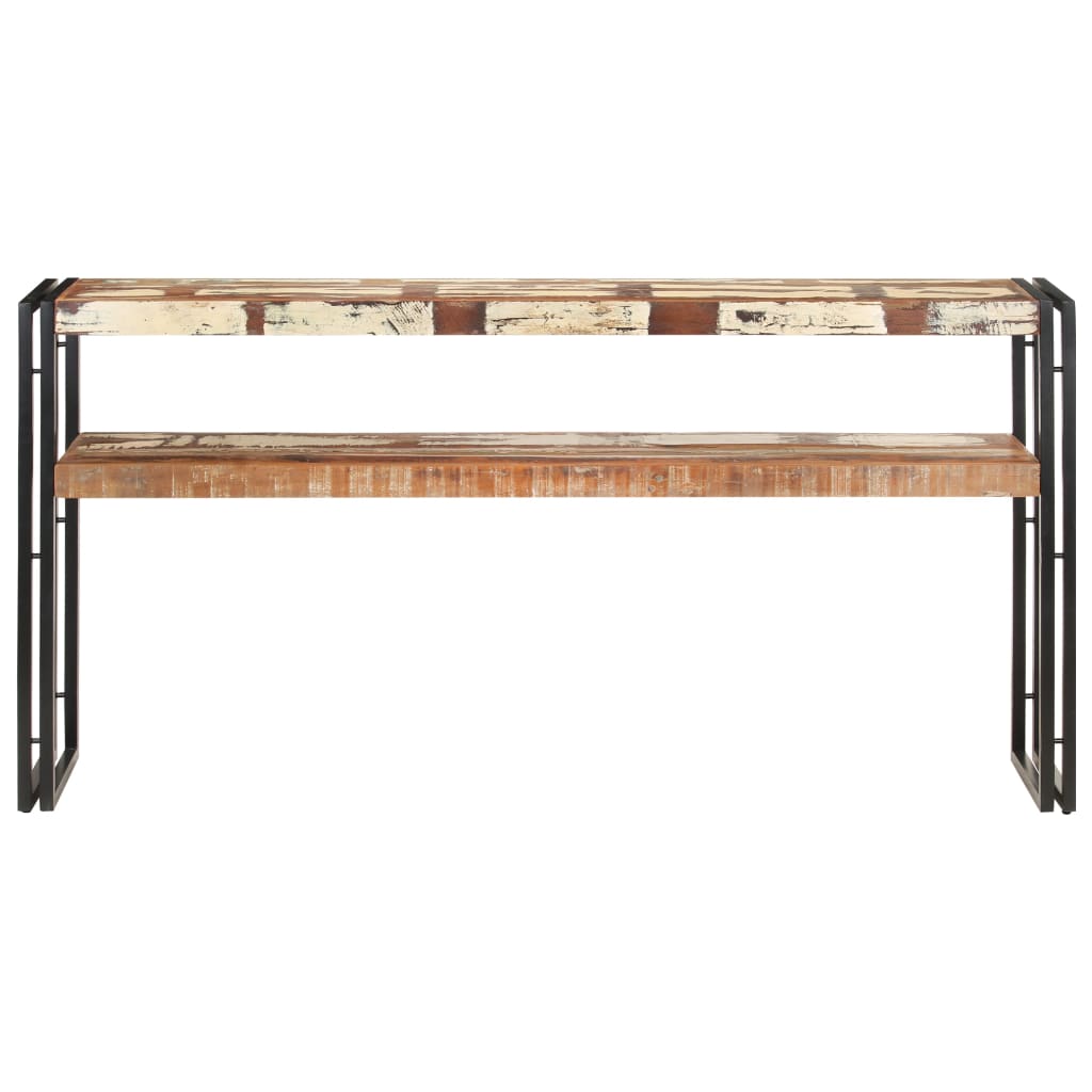 Tavolo Consolle 150x30x75 cm in Legno Massello di Recupero