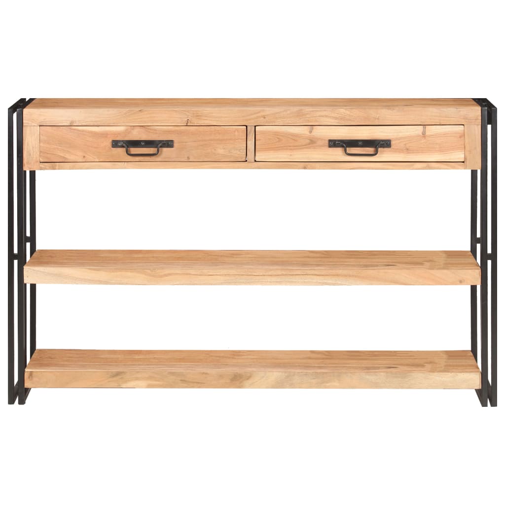 Credenza 120x30x75 cm in Legno Massello di Acacia